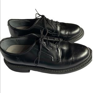 CAPPS Vibram Avonite Hypalon Men's Shoes 6.5 Black Military Oil Resist Leather